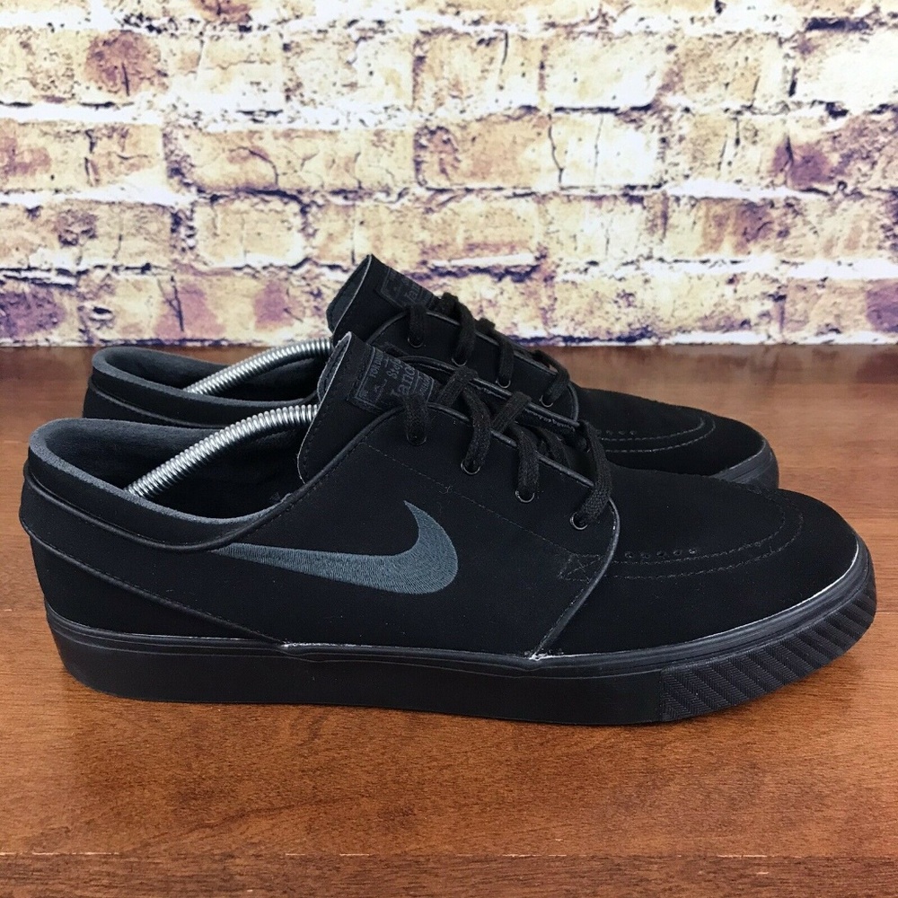 Nike Zoom Stefan Janoski Black Skate Shoes Mens 13